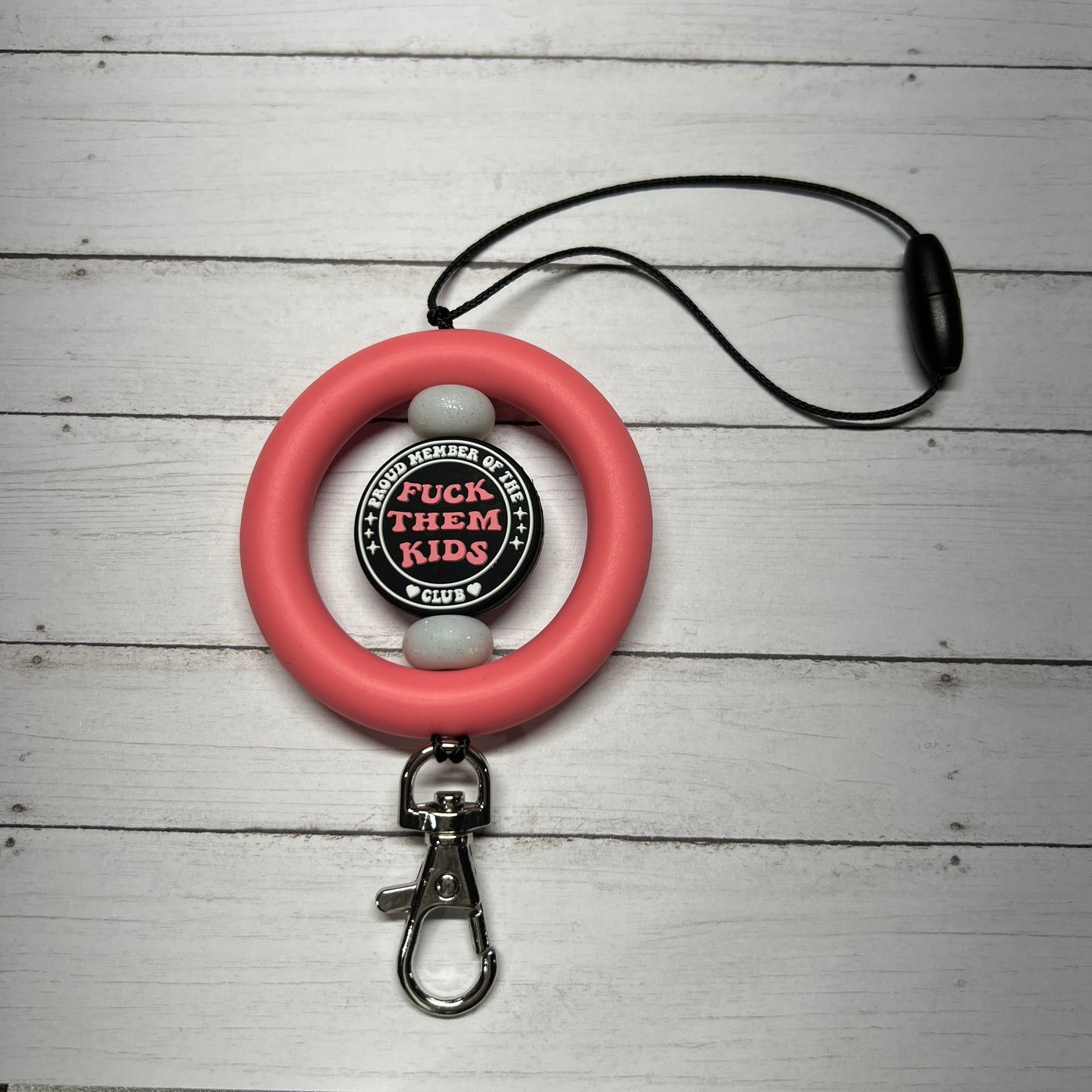 Love/F**K Them Kids Car Charm